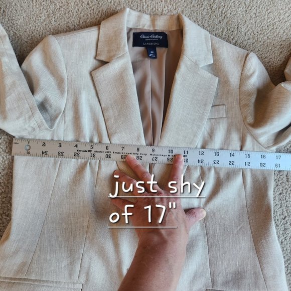 NEW Linen suit work career professional office - Picture 5 of 16